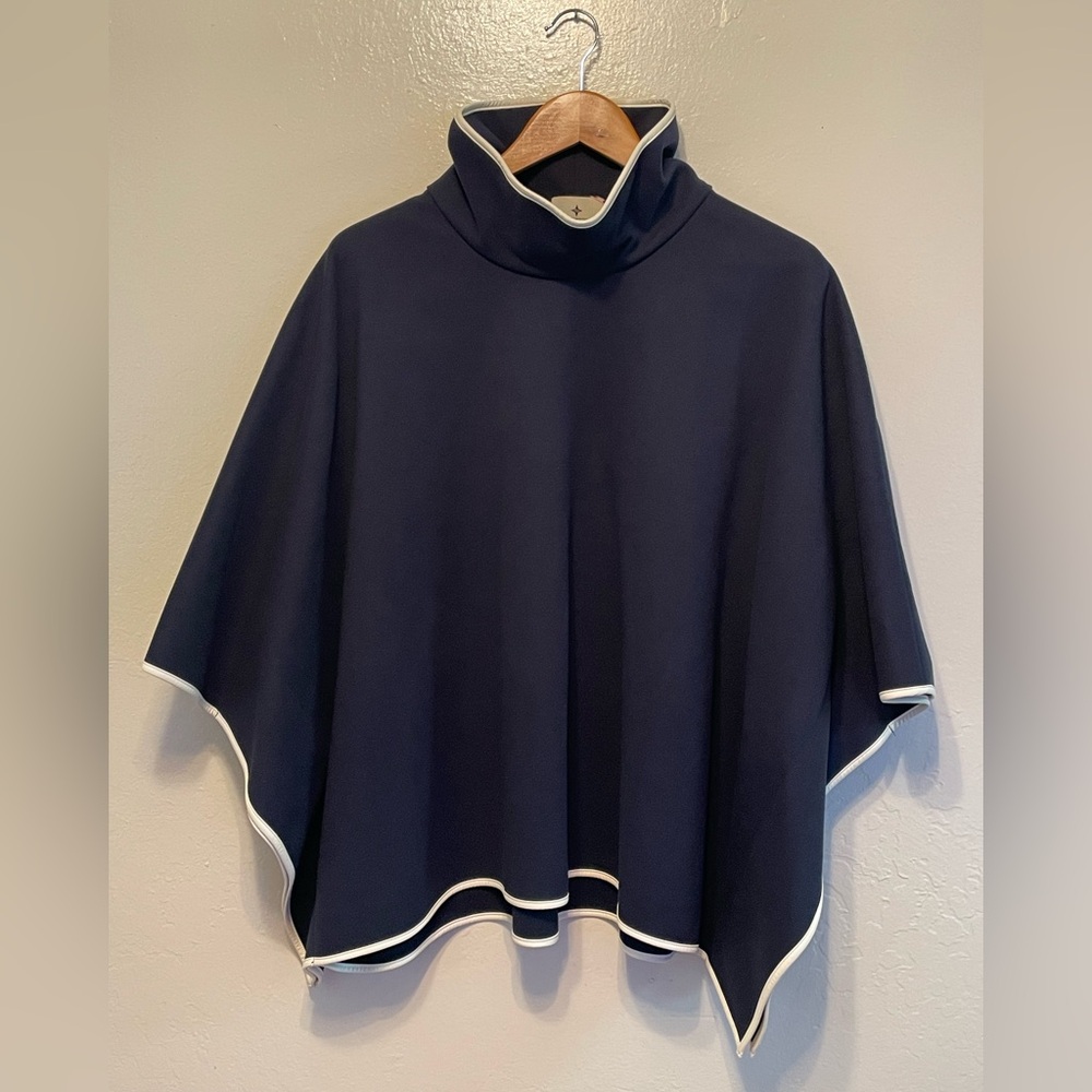 Tuckernuck layered poncho turtleneck piper shawl